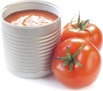 Tomaten und Konservendose