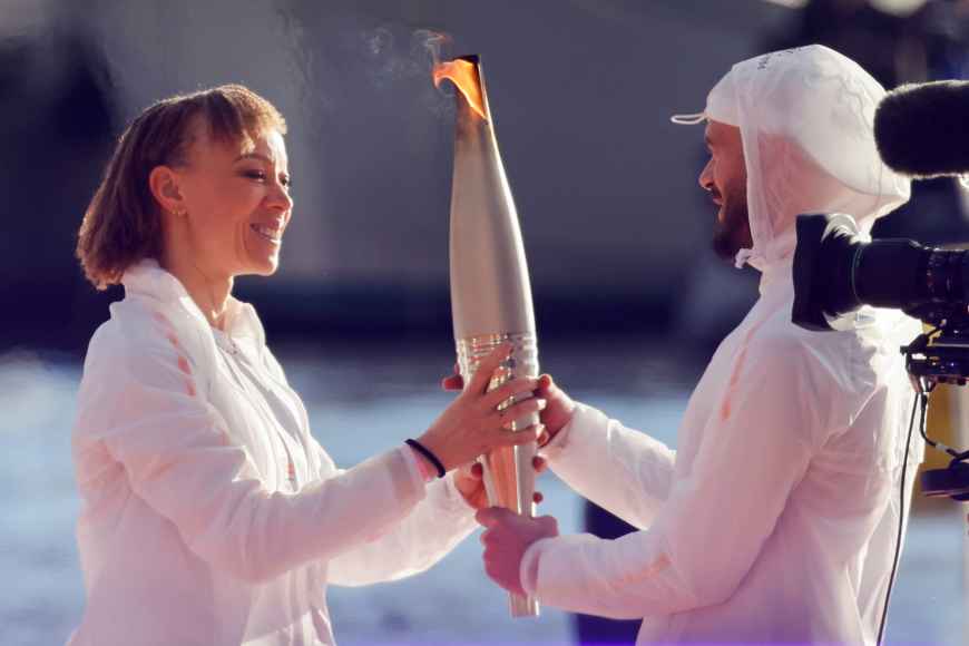 Olympische Spiele Flamme